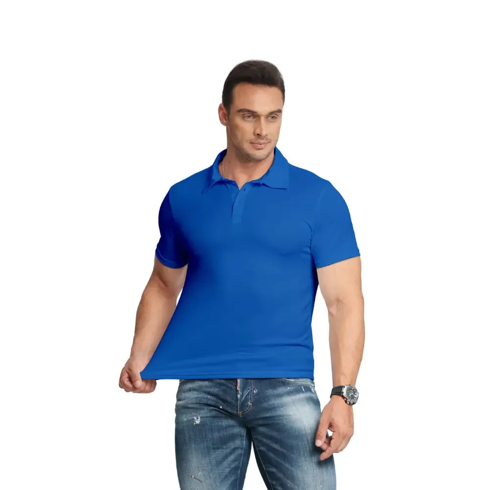 3 Pack Mens Short Sleeve Polo Shirt