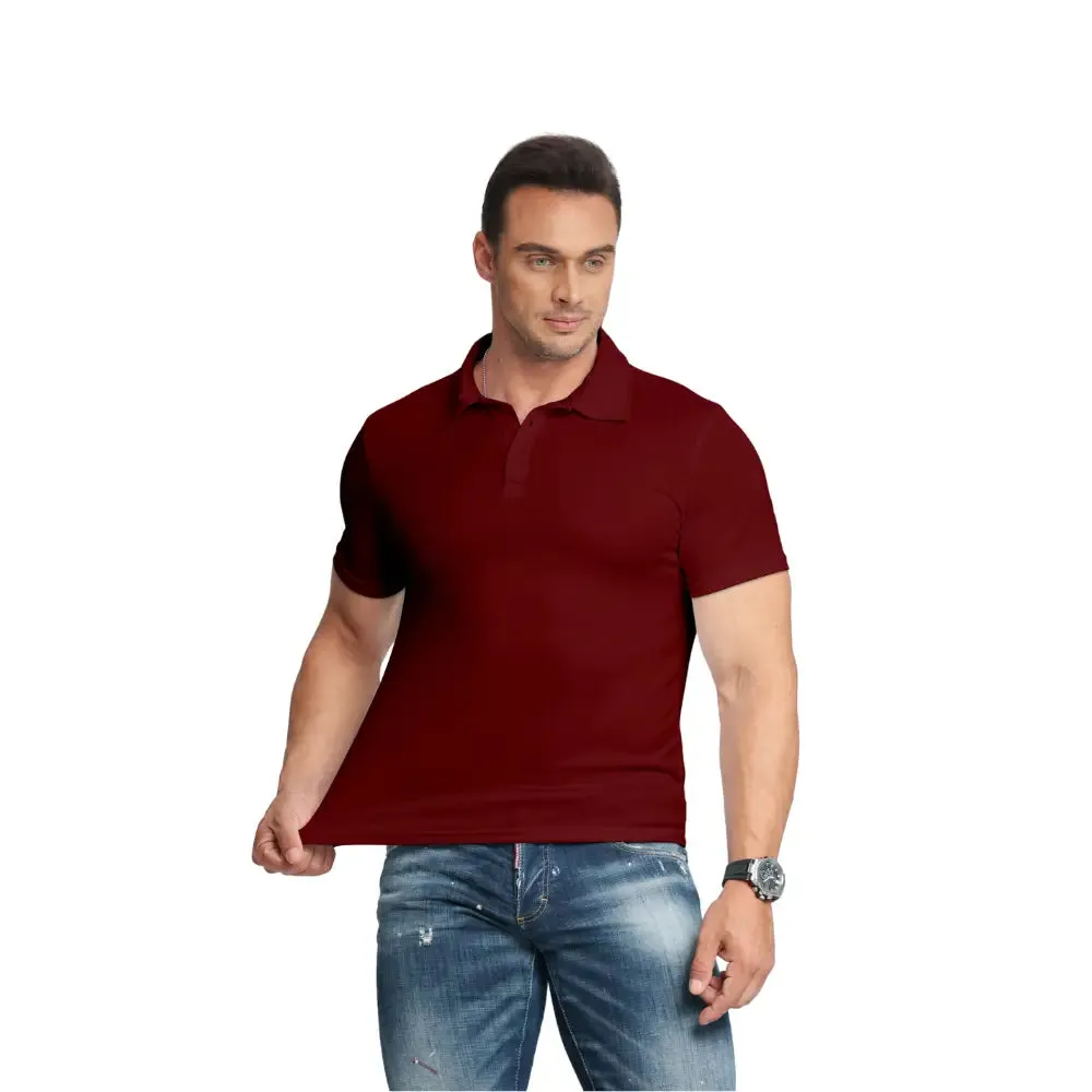 3 Pack Mens Short Sleeve Polo Shirt