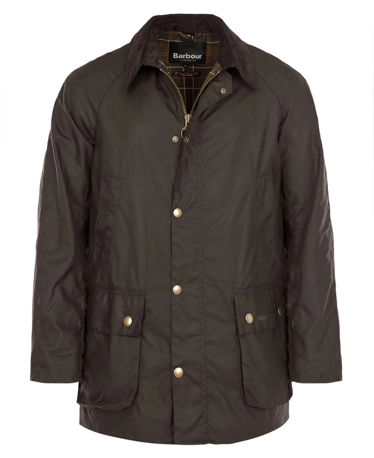 Ashby Waxed Jacket - Olive