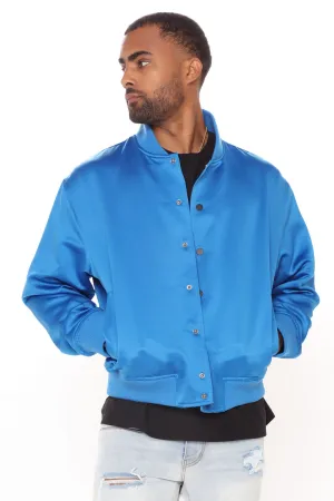 Ashton Essential Bomber Jacket - Royal