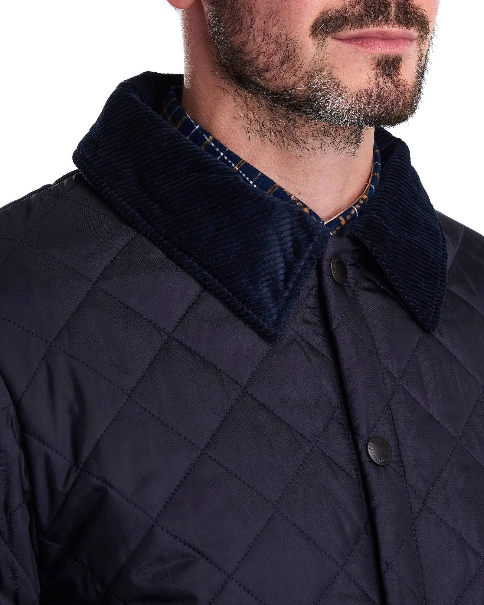 Barbour Liddesdale Quilted Jacket In Navy