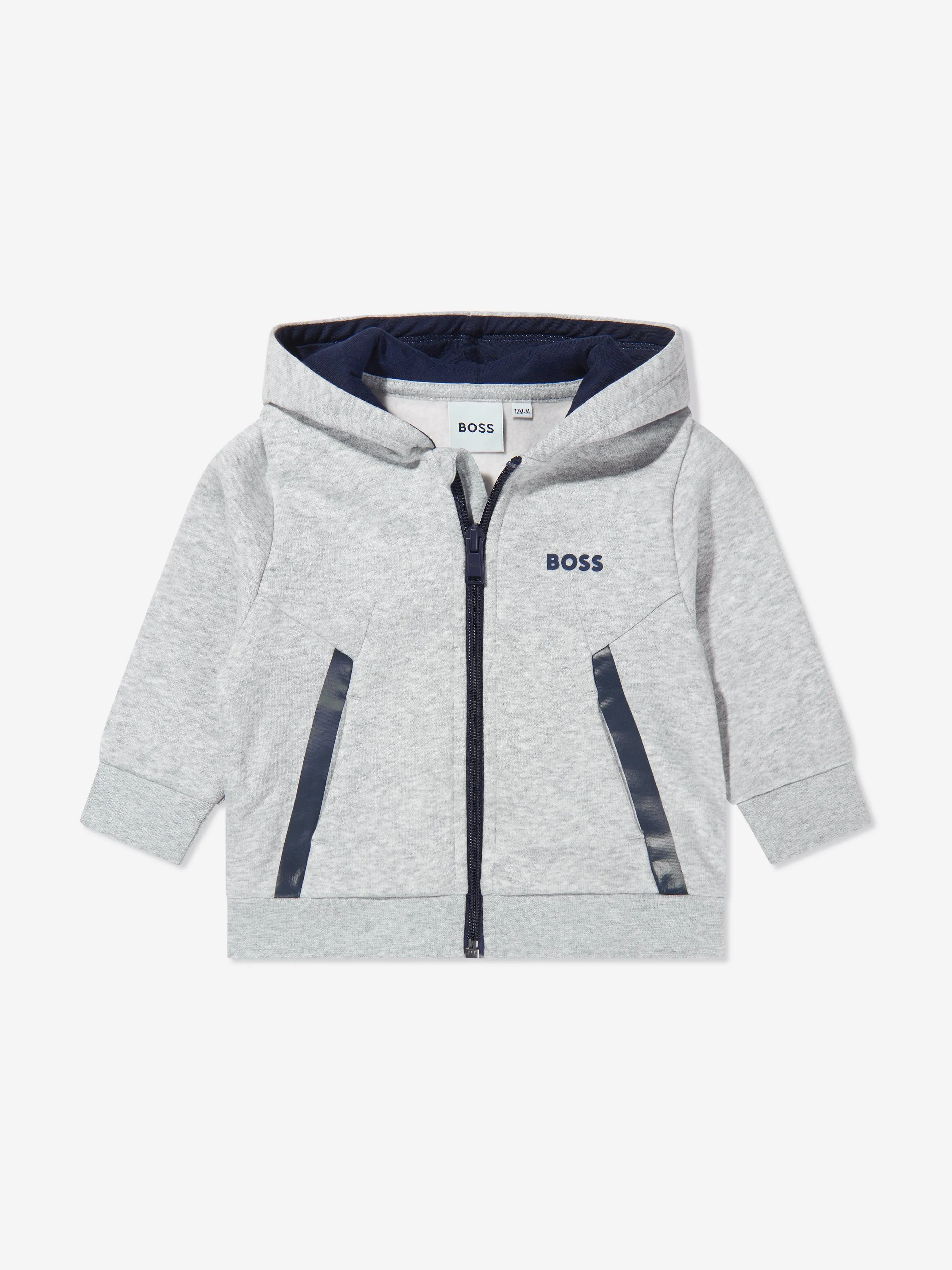 BOSS Baby Boys Branded Zip up Top