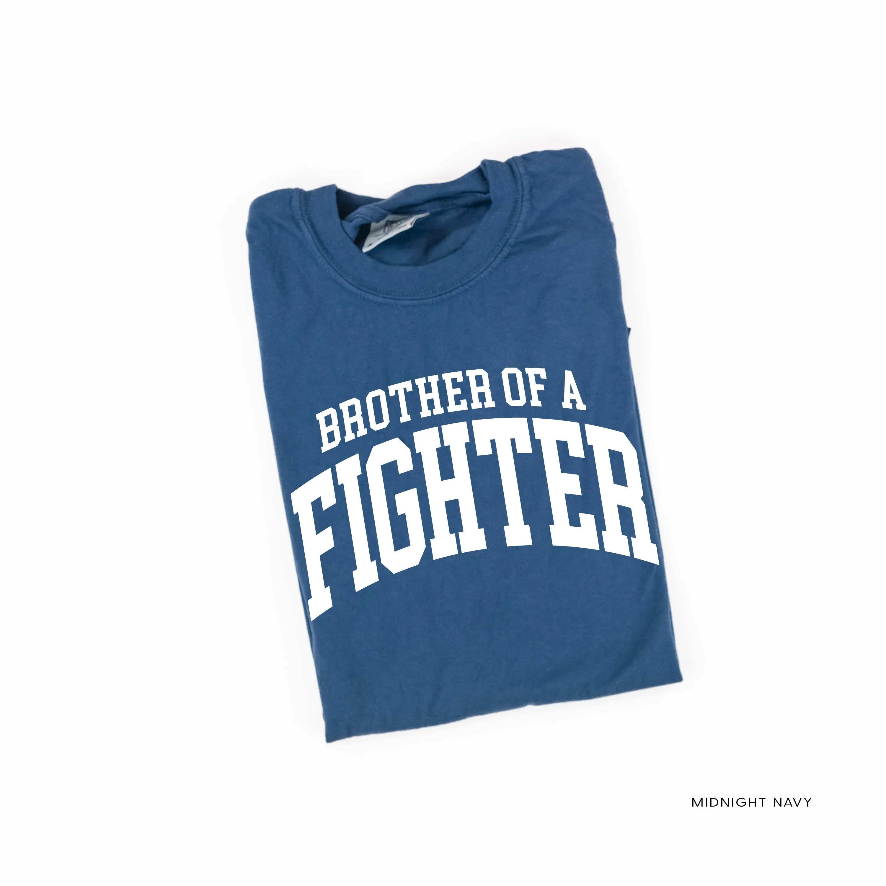 Brother of a Fighter - Varsity - SHORT SLEEVE COMFORT COLORS TEE