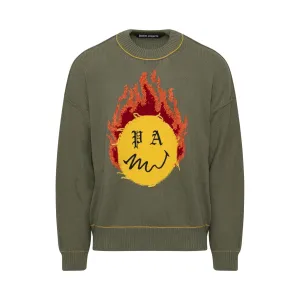 Burning Head Knitwear in Military