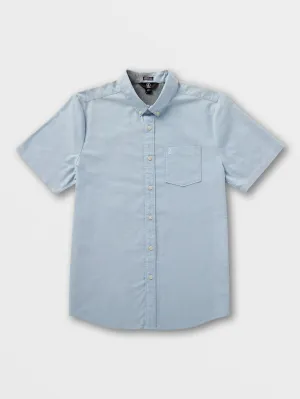 Everett Oxford Short Sleeve Shirt - Wrecked Indigo