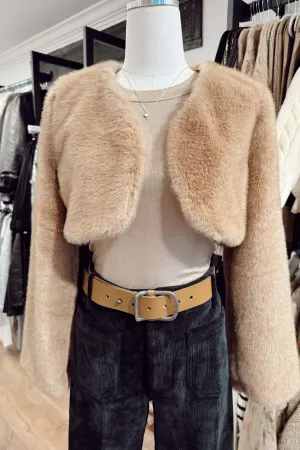 Faux Fur Balero