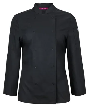 JB'S Ladies L/S Snap Button Chef Jacket (5CJL1)