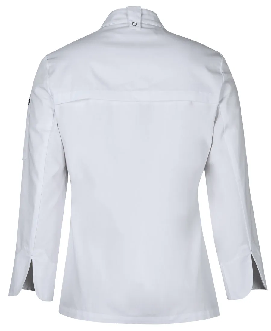 JB'S Ladies L/S Snap Button Chef Jacket (5CJL1)