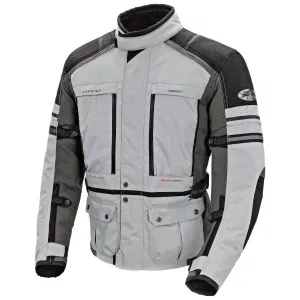 Joe Rocket 'Ballistic Adventure' Mens Silver/Gun Metal Textile Jacket