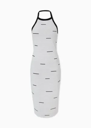 Kristi - Linear Halter Pencil Dress