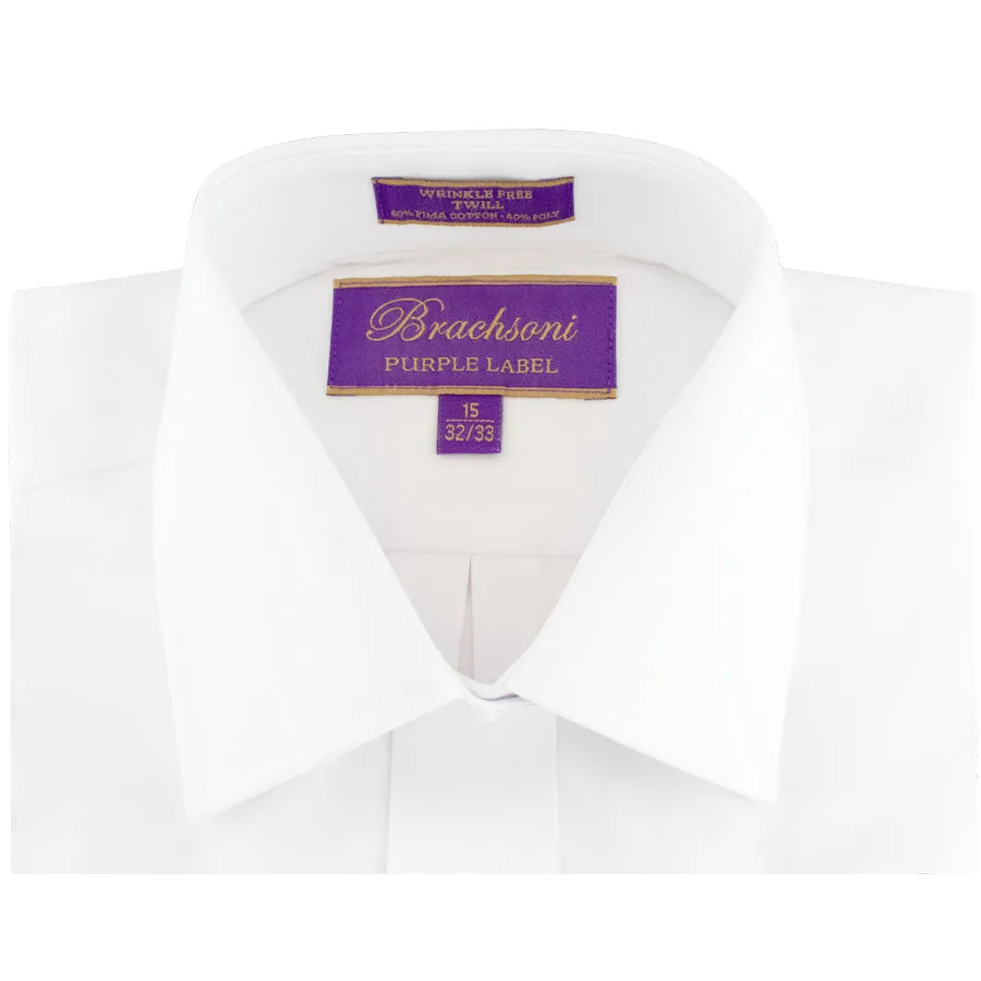 Mens Brachsoni Purple Label Shirt - Double Buttons