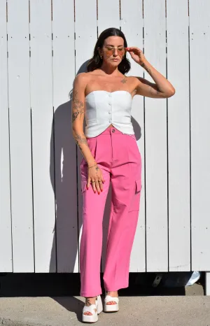 PINK COSMOS TROUSER