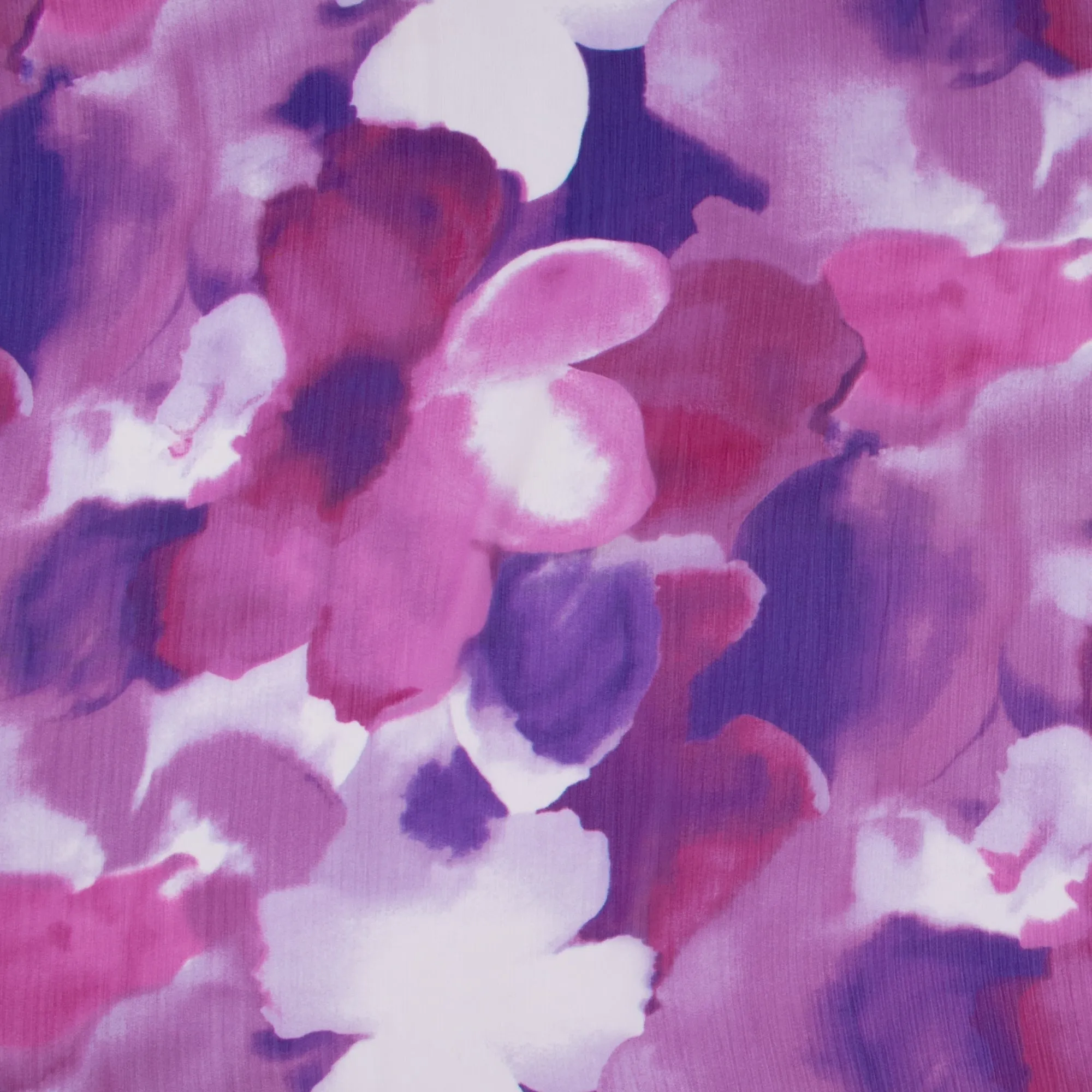 Printed Chiffon Yoryu - NAOMI - 020 - Purple