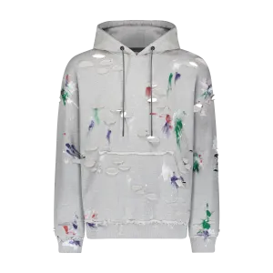 "DISTRESSED PAINTED" HOODIE