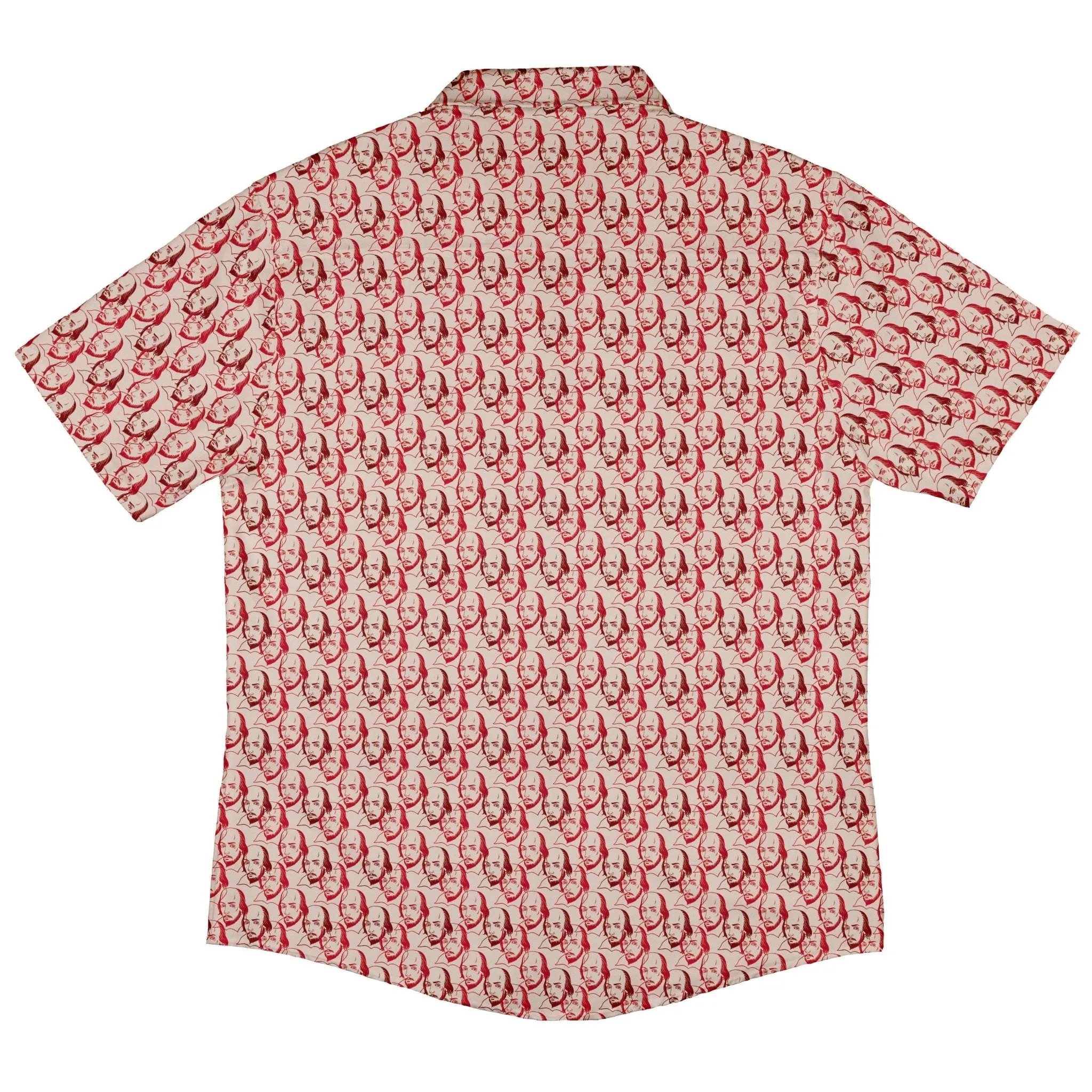 Shakespeare Red Macbeth Button Up Shirt