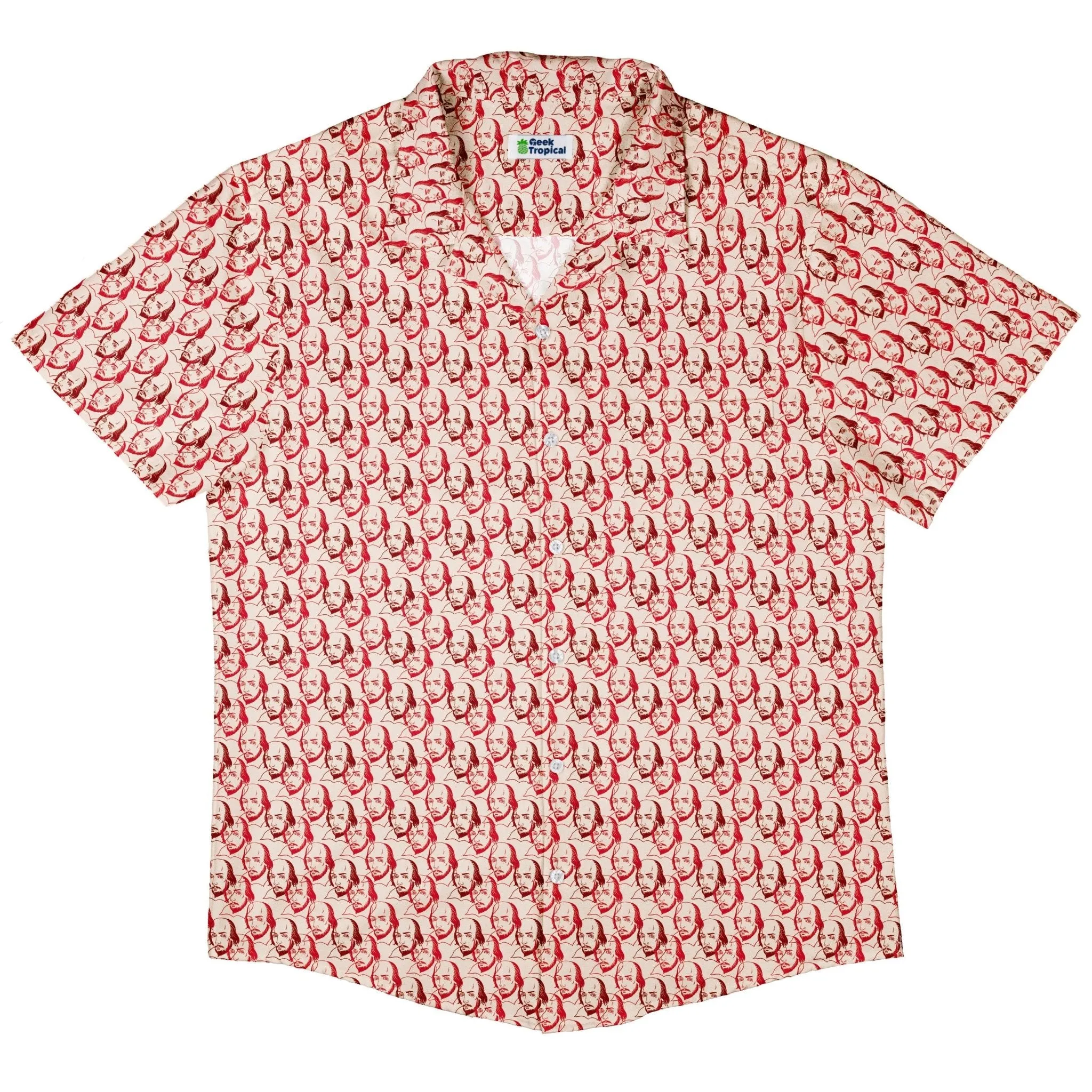 Shakespeare Red Macbeth Button Up Shirt