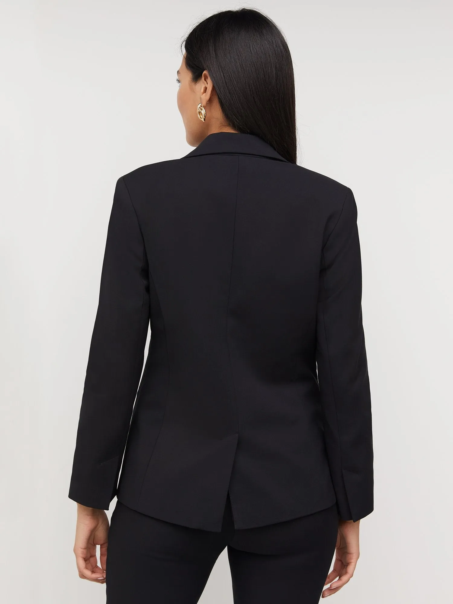 Single-Button Cutaway Blazer - All Season Stretch