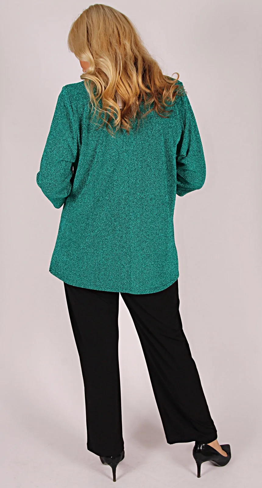 Starlit Shimmer Top Emerald