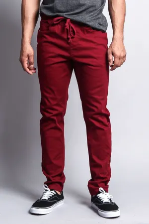 Twill Open Cuff Jogger Pants