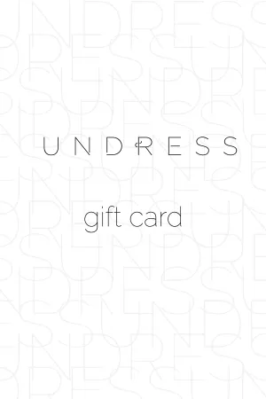 UNDRESS gift card