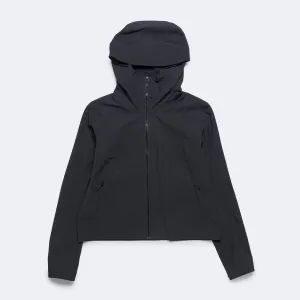 Womens Focal LT Hoodie - Black